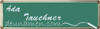 Ada Tauchner Visitenkarte